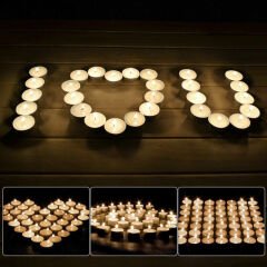 Tealight MuM, 25 Adet - Beyaz