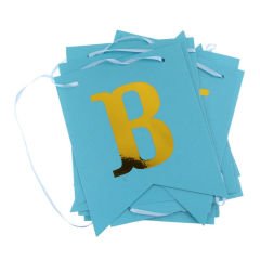 Baby Shower Karton Uzar Yazı, 3,00 mt - Mavi