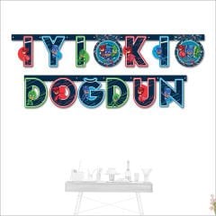 PijaMaskeliler Trend İyiki Doğdun Yazı - 2 mt