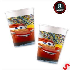 Cars 3 Next Generation Karton Bardak - 8 Adet