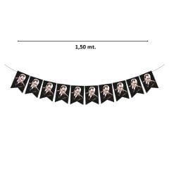 Atatürk Flama Seti, 17cm x 11cm - 10'lu