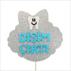 Dişim Çıktı, Konuşma Balonu Çubuğu - Gümüş & Mavi