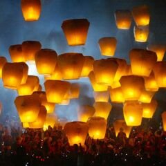 Dilek Feneri, Dilek Balonu Kırmızı - 1 Adet