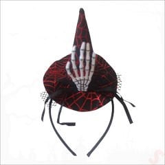 İskelet Elli Cadı Şapkası Taç