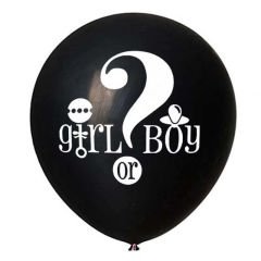 Pembe Balon Konfetili, Cinsiyet Belirleme Balonu - 45 cm