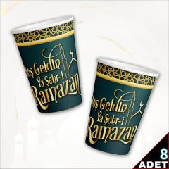 Hoşgeldin Ramazan Bardak - 8 Adet