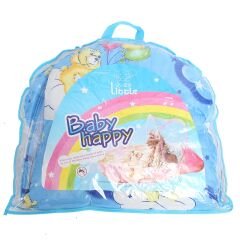 Katlanabilir Bebek Cibinlik Sineklik Seti, 92 cm - Mavi