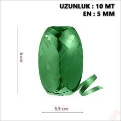 Rafya, 5 mm x 10 mt - Metalik Yeşil