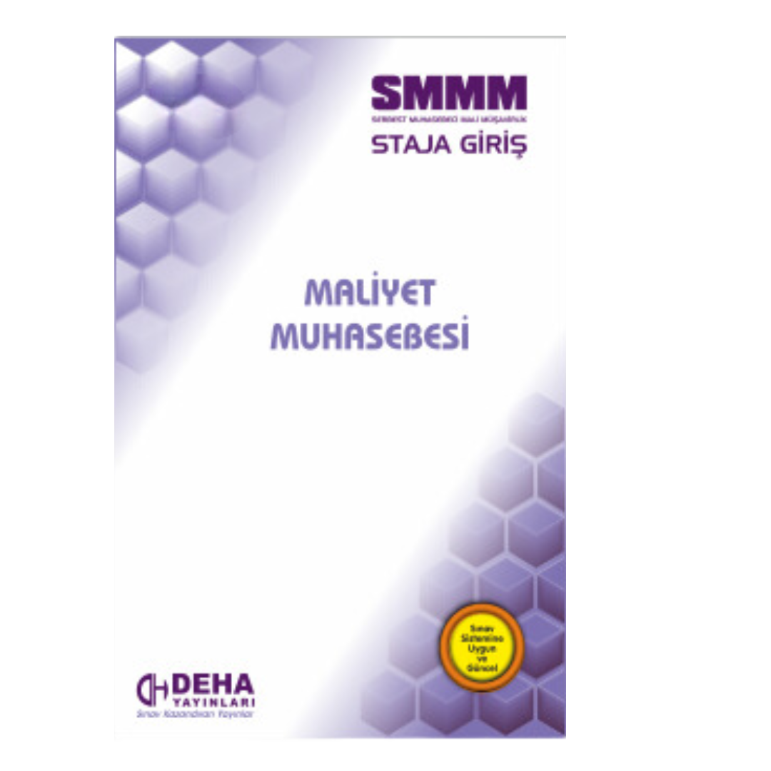 SMMM Staja Giriş Sınavına Hazırlık Maliyet Muhasebesi Konu Anlatımlı Kitap