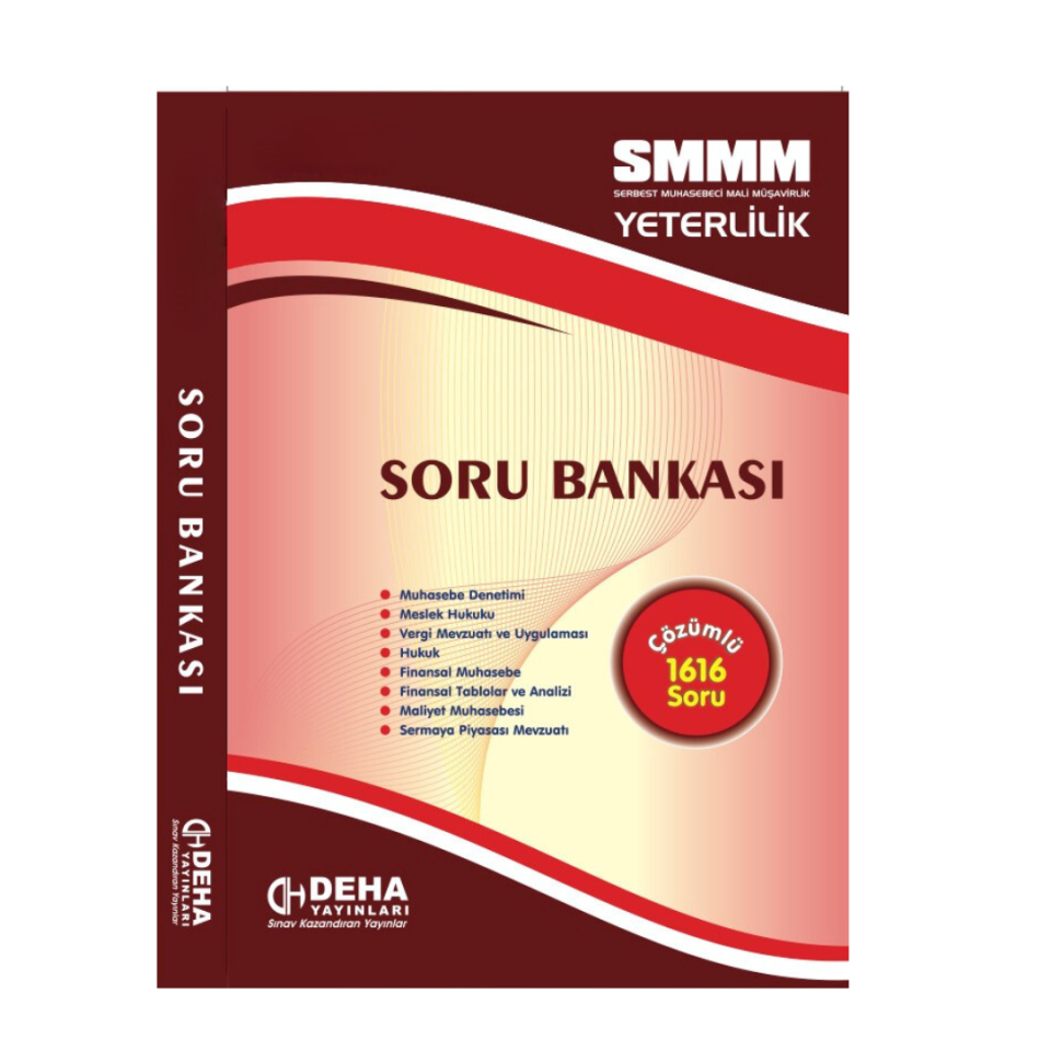 SMMM Yeterlilik Sınavına Hazırlık 1616 Çözümlü Soru Bankası Kitabı