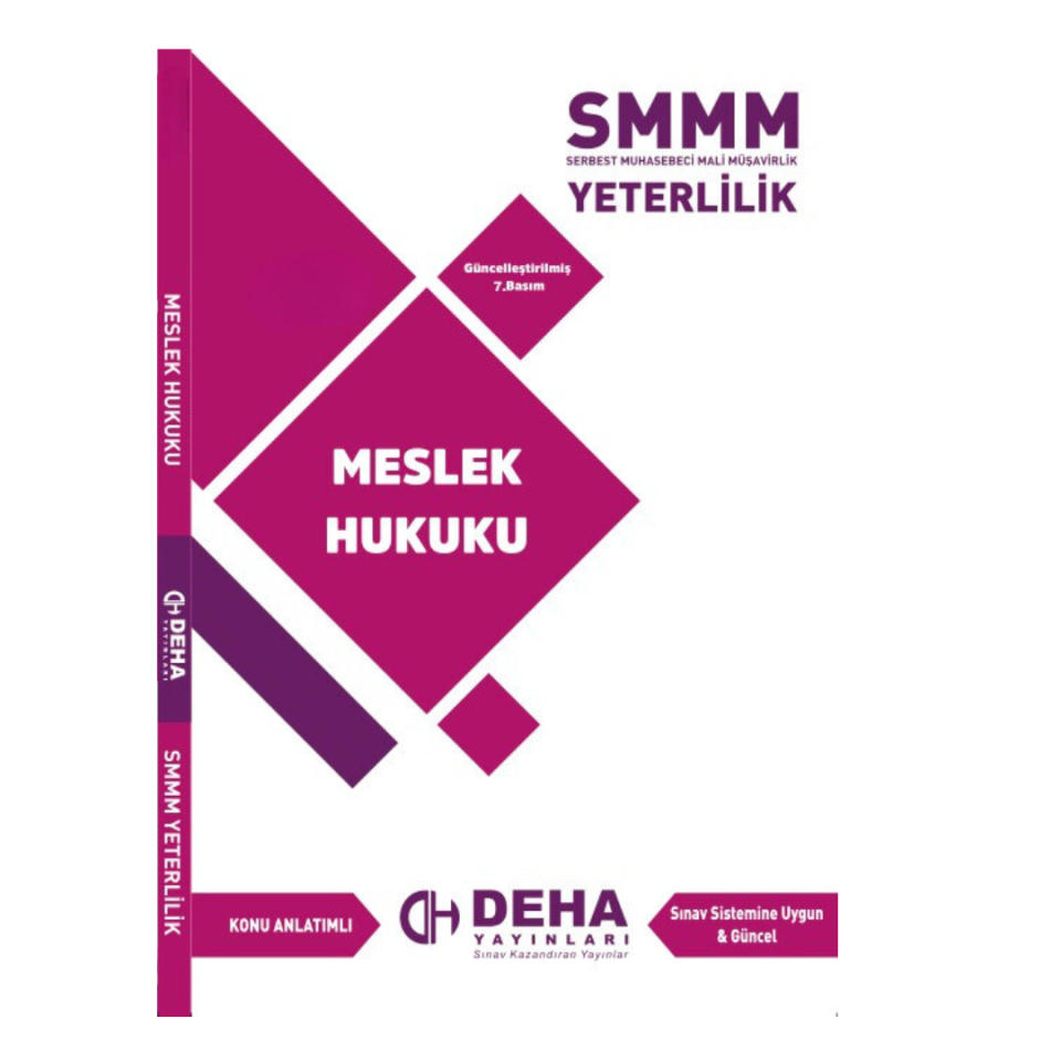 SMMM Yeterlilik Sınavına Hazırlık Meslek Hukuku Konu Anlatımlı Kitap