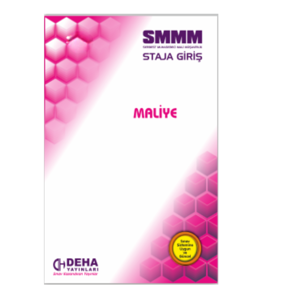 SMMM Staja Giriş Sınavına Hazırlık Maliye Konu Anlatımlı Kitap