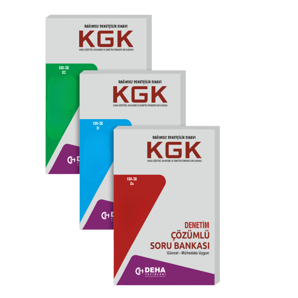 KGK Bağımsız Denetçi Sınavlarına Hazırlık Soru Bankası Kitap Seti
