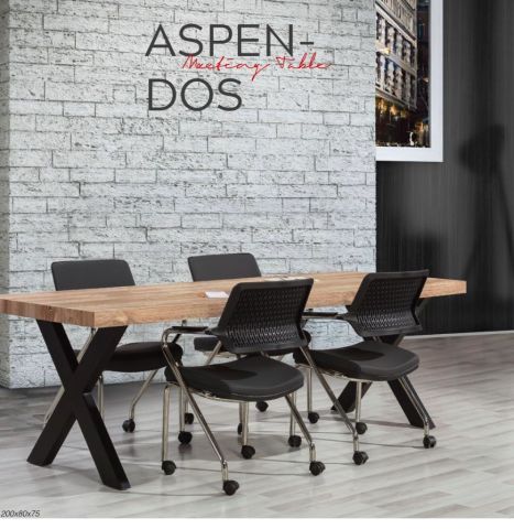 Aspendos toplantı masası 200 cm
