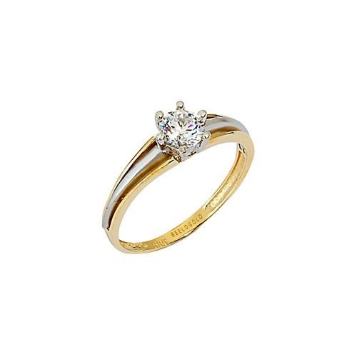 Beelo Gold 14K Altın Tek Taş Yüzük YTT002