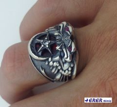Size Özel Tasarım Gümüş erkek yüzüğü