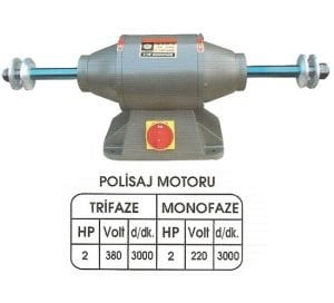 Polisaj Motoru 1,5 KW-Monofaze