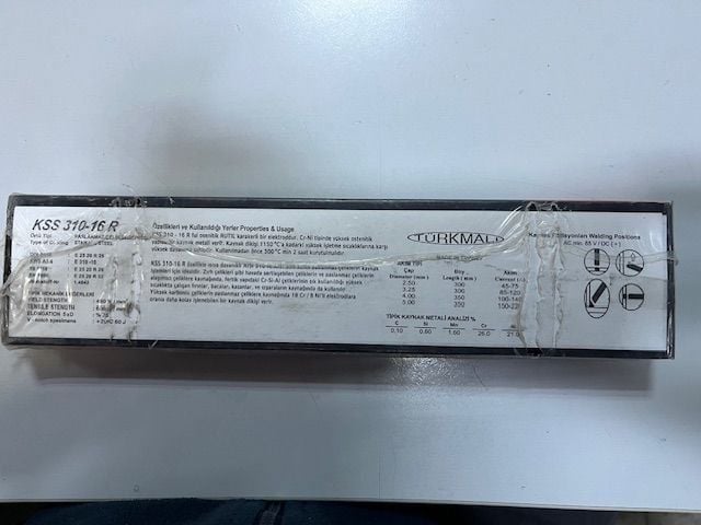 KİLMAK 310 PASLANMAZ ELEKTROD 3.20MM (1PK:60 ADET)