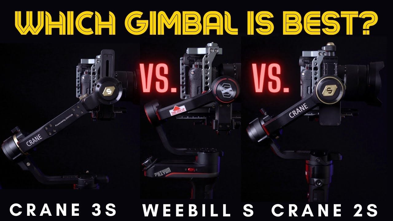 Zhiyun Weebill-S, Crane 3S,   Crane 2S Farklar