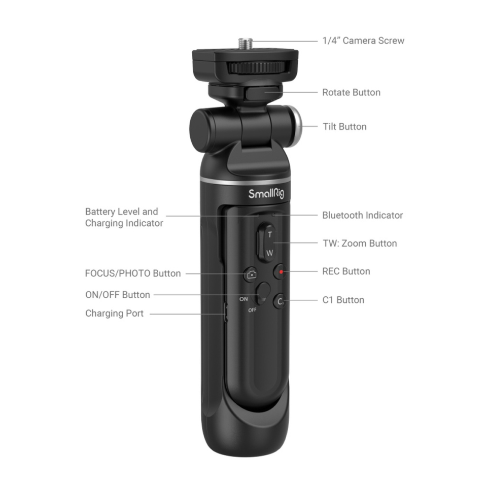 SmallRig SR-RG1 Kablosuz Çekim Çubuğu 3326 (Canon - Sony Uyumlu)