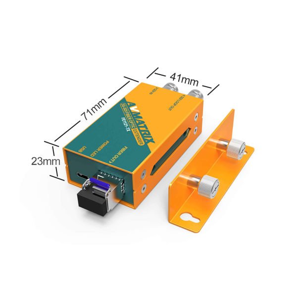 AVMatrix FE1121 3G-SDI Fiber Optic Extender Transmitter & Receiver Set