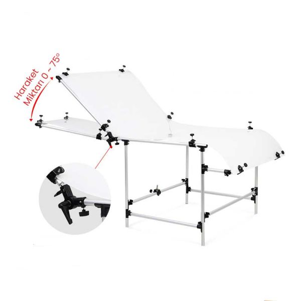 Gdx PHT-60130 Ürün Çekim Masası (60x130 cm)
