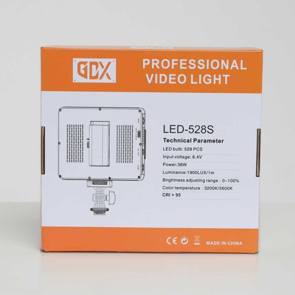 GDX Pro Led 528S Bataryalı 2'li Sürekli Led Işık Seti