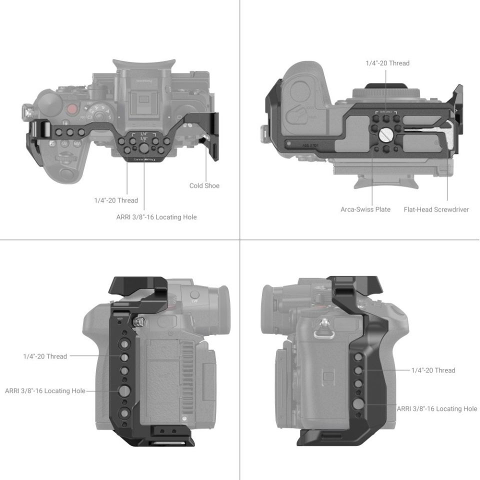 SmallRig Panasonic LUMIX GH6 Kafes 3784