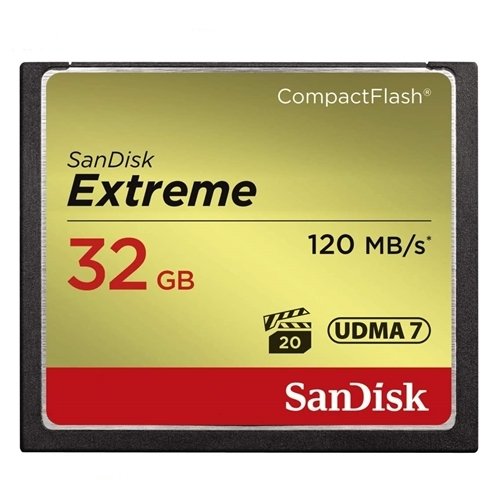 SanDisk 32GB Extreme CompactFlash Hafıza Kartı (120MB/s)