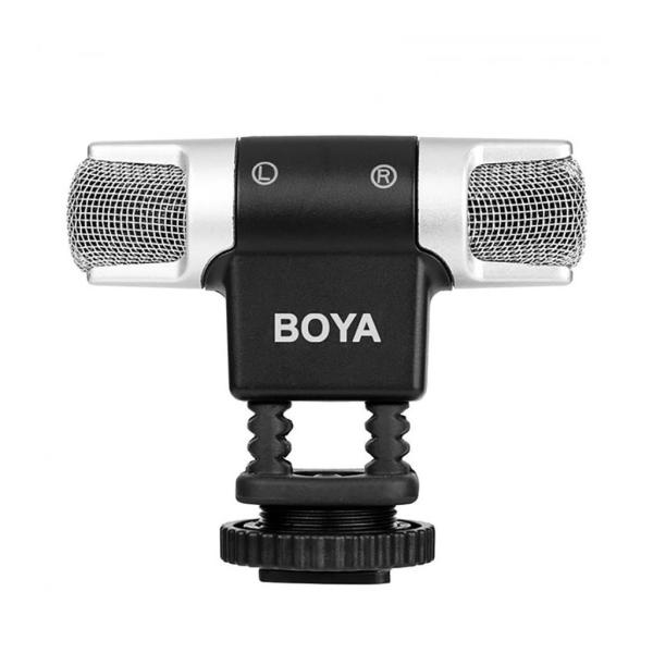 Boya BY-MM3 Çift Kafa Mini Stereo Mikrofon