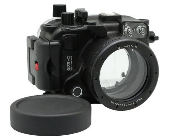 SeaFrogs Canon Powershot G7X Mk.II Kompakt Kamera için Kabin