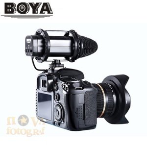 Boya BY-V02 Condenser DSLR Kamera Mikrofonu