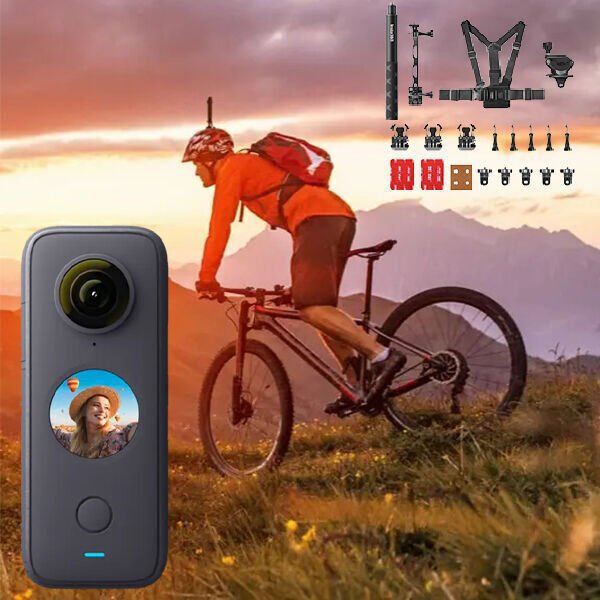 Insta360 One X2 Bike Bundle + Invisible Stick