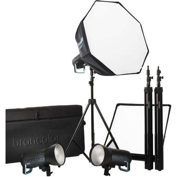 Broncolor Siros 800 S Pro 3'lü Paraflaş Seti