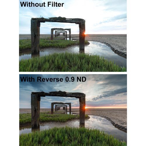 LEE Filters SW 150 x 170mm Reverse-Graduated 0.9 Filter