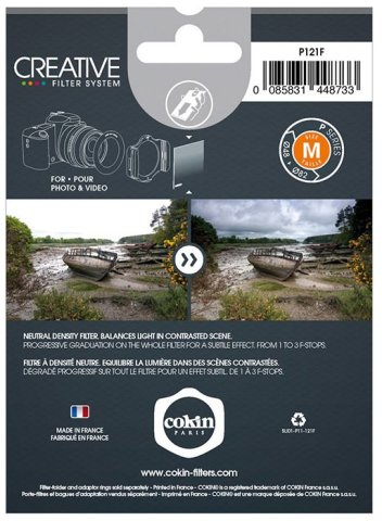 Cokin Graduated ND Filter Full (ND8) (0.9) - Medium Size (P Series) (P121F)