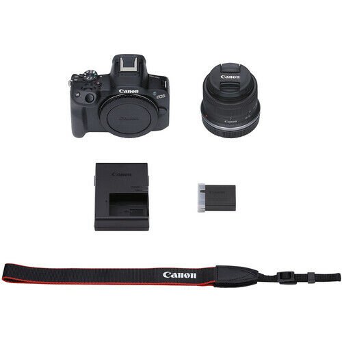 Canon EOS R50 + RF-S 18-45mm F4.5-6.3 IS STM Lensli Kit