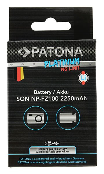 Patona Platinum Sony NP-FZ100 USB-C Girişli Batarya Pil