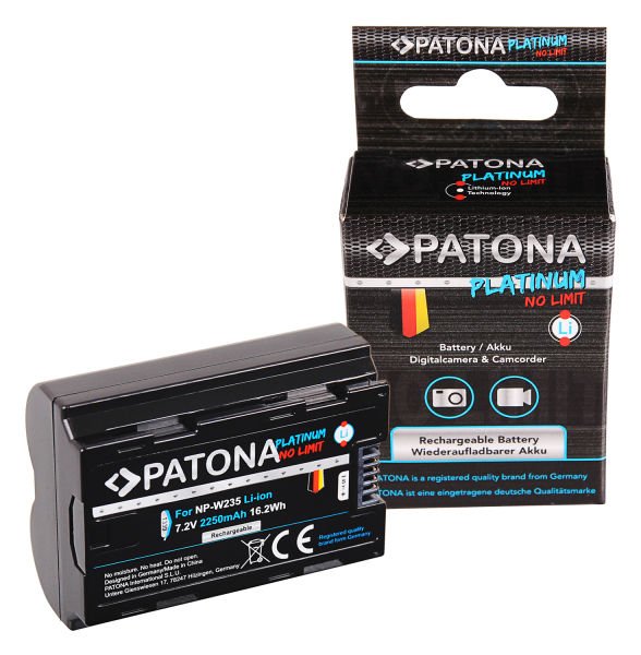 Patona Platinum Fuji NP-W235 Batarya Pil