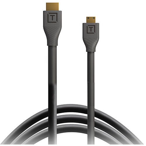 Tether Tools TetherPro HDMI Mini to HDMI 2.0, (30cm), Siyah