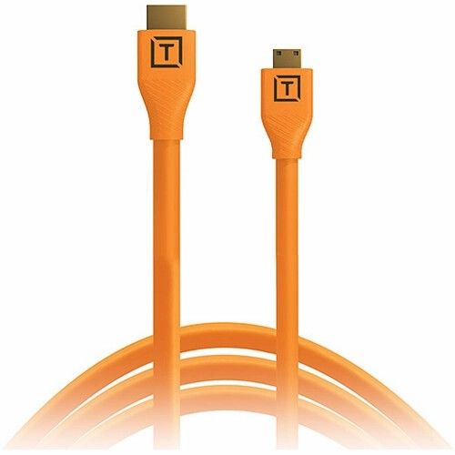 Tether Tools TetherPro HDMI Mini to HDMI 2.0, (4.6m), Turuncu