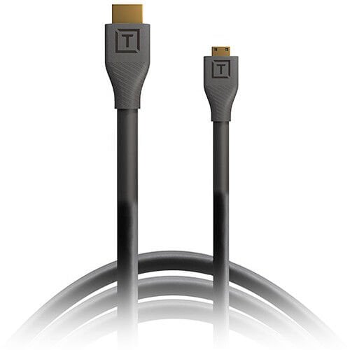 Tether Tools TetherPro HDMI Micro to HDMI 2.0, (30cm), Siyah