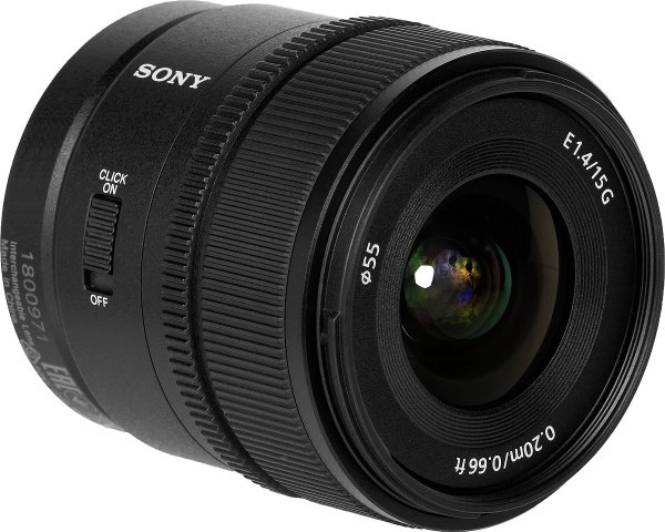 Sony E 15mm f/1.4 G Lens (SEL15F14G)