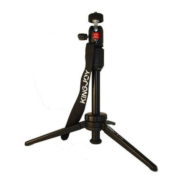 Kingjoy KT-300 + BD-1 Alüminyum Tripod Top Kafa ile