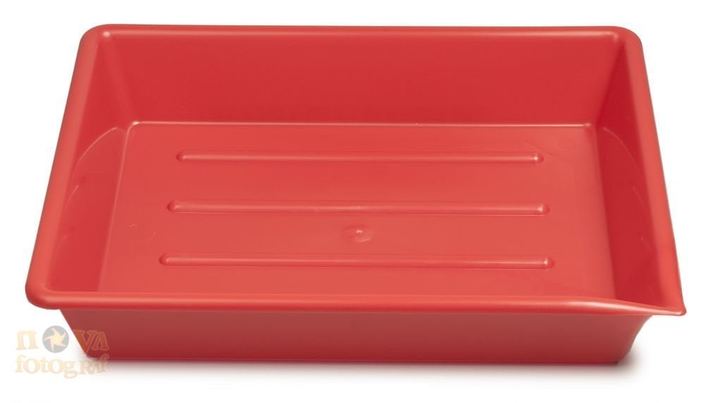 Kaiser Lab Tray,20 x 25 cm. Red (4158)
