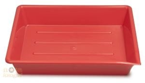 Kaiser Lab Tray,20 x 25 cm. Red (4158)