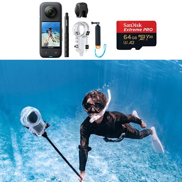 Insta360 X3 Invisible Dive Kit