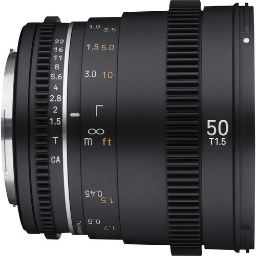 Samyang 50mm T1.5 VDSLR MK2 Cine Lens (Fuji X)