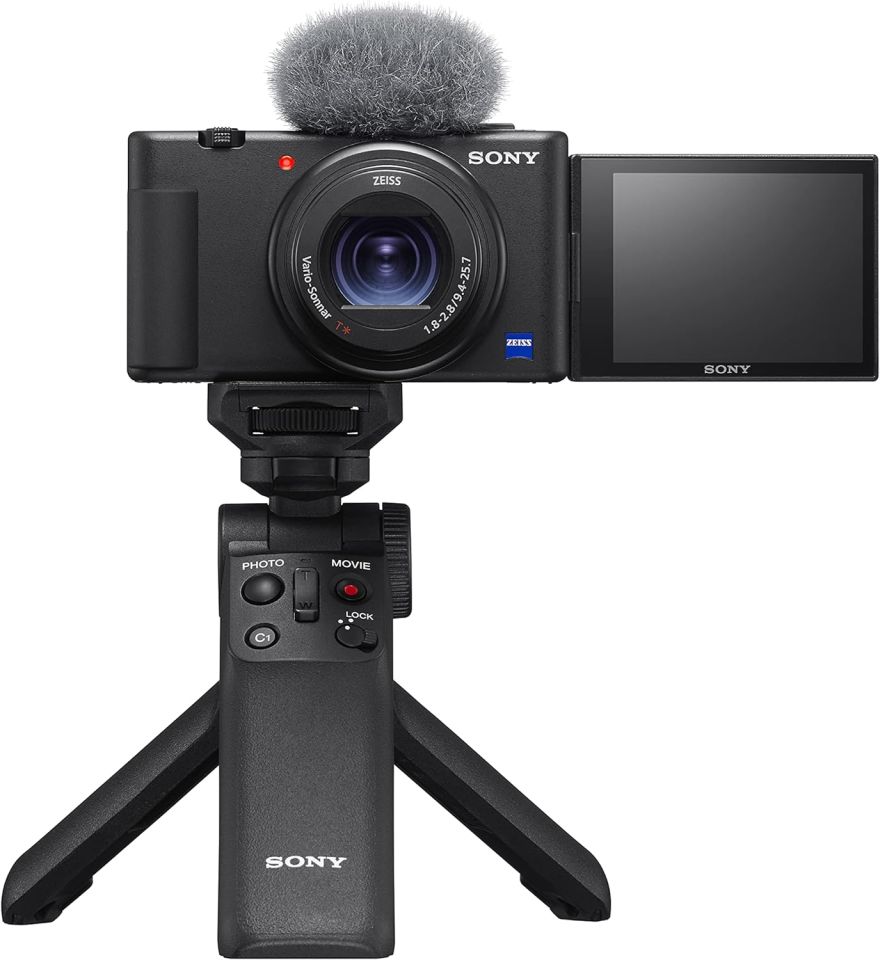 Sony ZV-1 Vlog Kamera + GP-VPT2BT Çekim Kolu