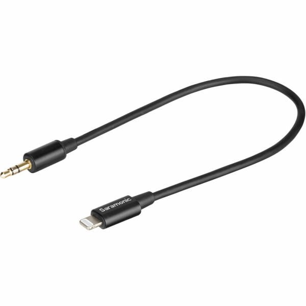 Saramonic SR-C2000 3,5 mm TRS Erkek - iPhone Ses için Lightning Adaptör Kablosu